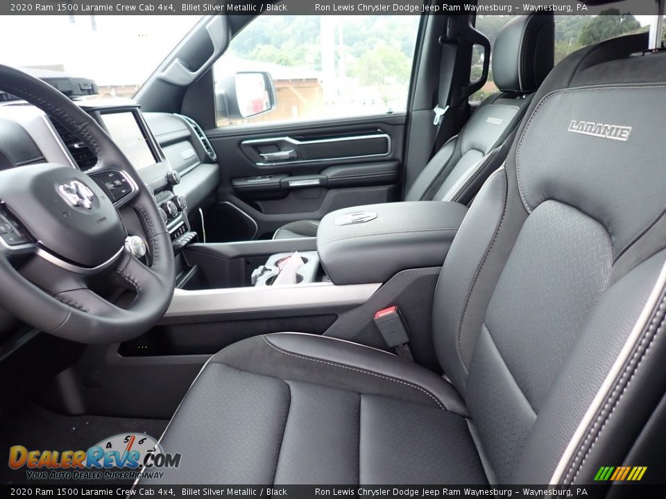 2020 Ram 1500 Laramie Crew Cab 4x4 Billet Silver Metallic / Black Photo #13