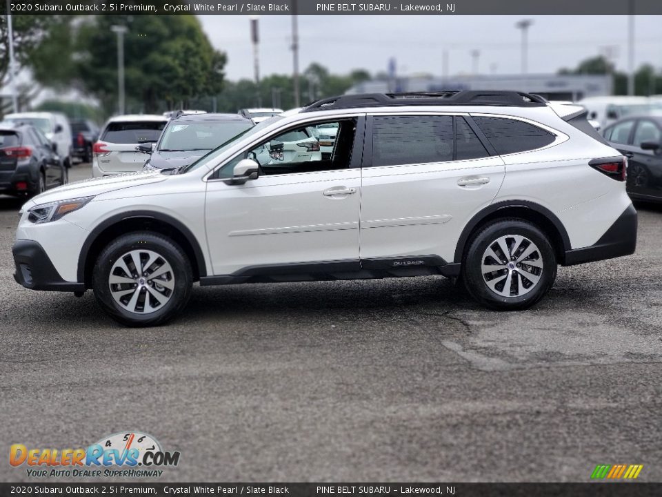 2020 Subaru Outback 2.5i Premium Crystal White Pearl / Slate Black Photo #4