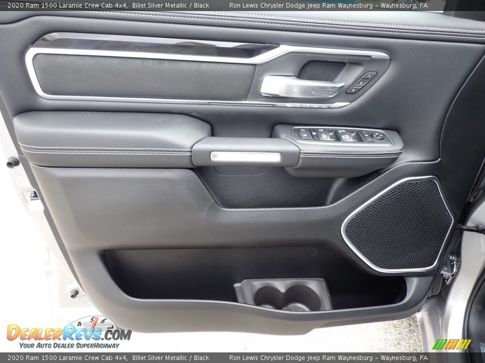 2020 Ram 1500 Laramie Crew Cab 4x4 Billet Silver Metallic / Black Photo #14