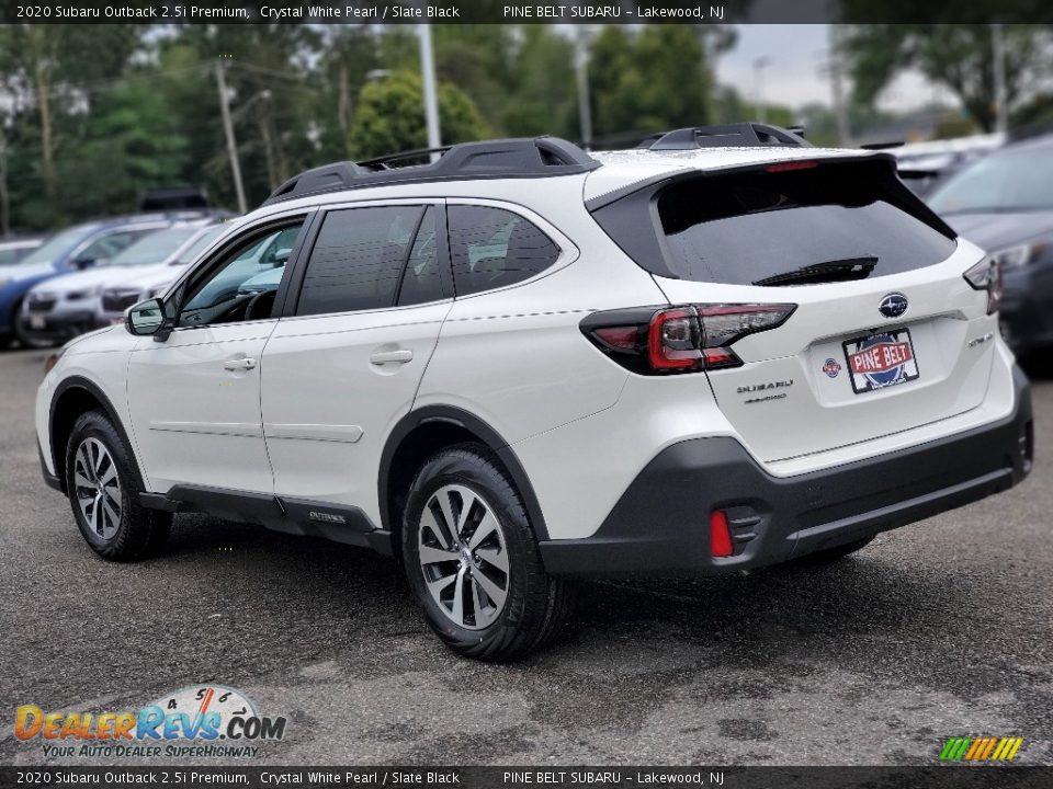 2020 Subaru Outback 2.5i Premium Crystal White Pearl / Slate Black Photo #6