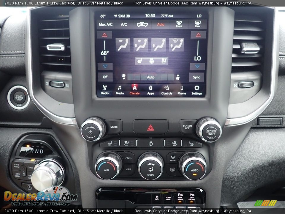 2020 Ram 1500 Laramie Crew Cab 4x4 Billet Silver Metallic / Black Photo #16