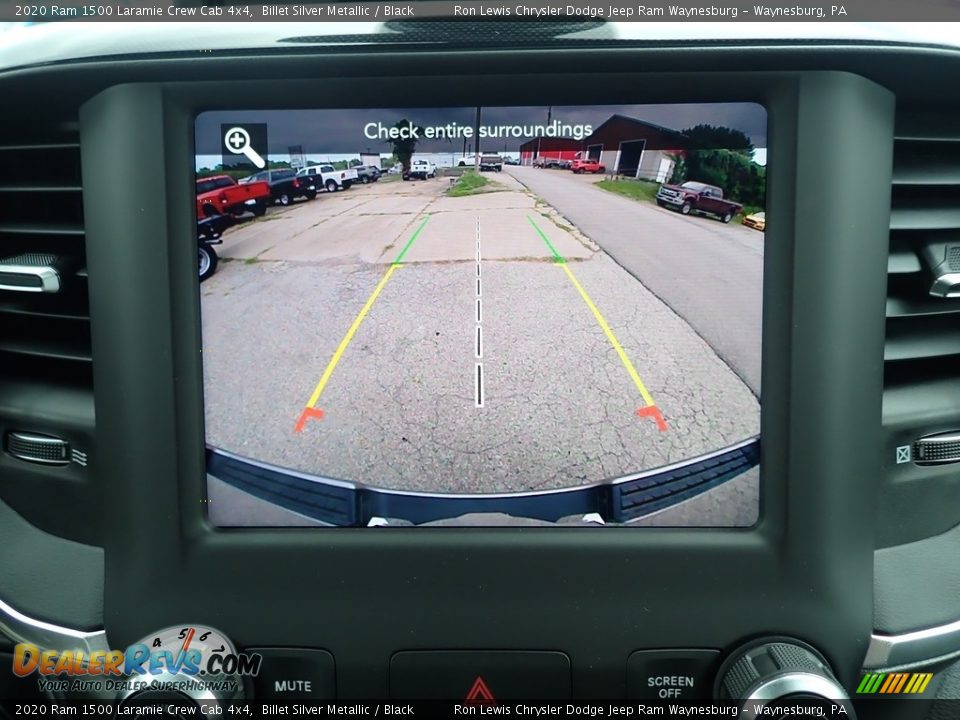 2020 Ram 1500 Laramie Crew Cab 4x4 Billet Silver Metallic / Black Photo #17