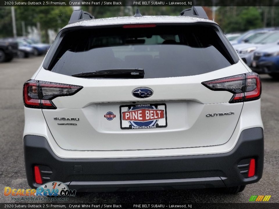 2020 Subaru Outback 2.5i Premium Crystal White Pearl / Slate Black Photo #7