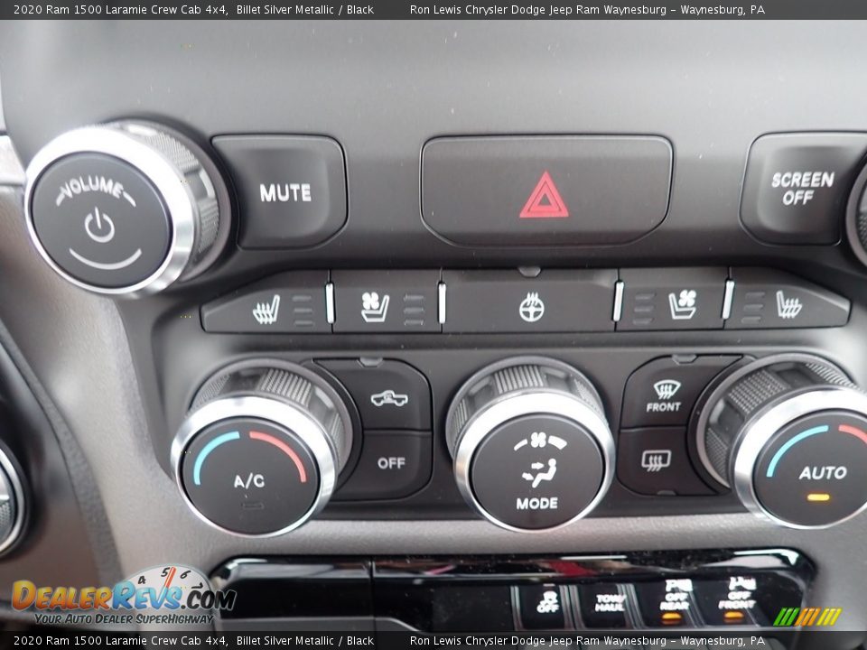 2020 Ram 1500 Laramie Crew Cab 4x4 Billet Silver Metallic / Black Photo #18