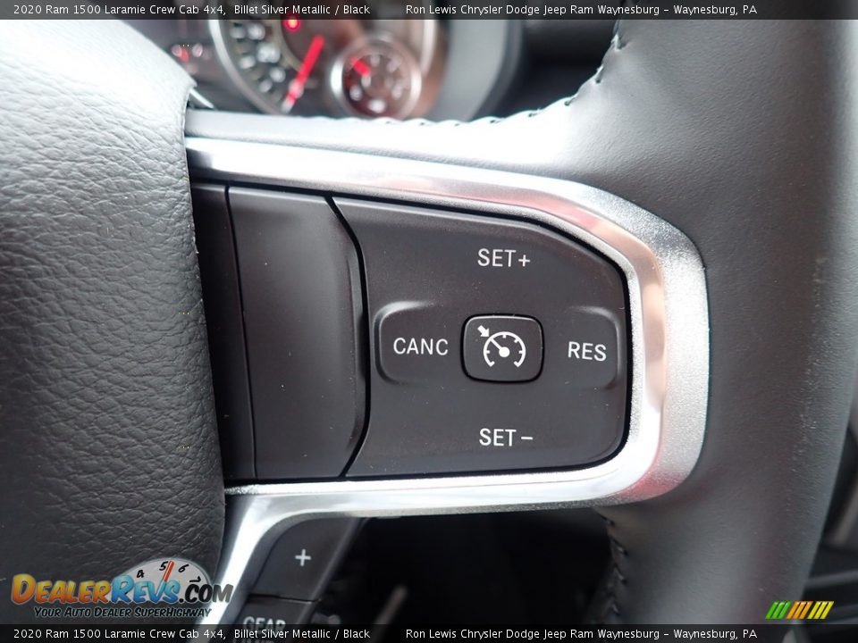 2020 Ram 1500 Laramie Crew Cab 4x4 Billet Silver Metallic / Black Photo #19