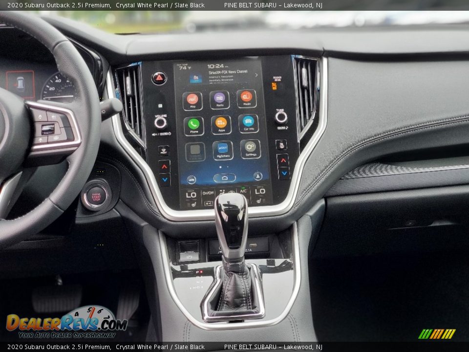 2020 Subaru Outback 2.5i Premium Crystal White Pearl / Slate Black Photo #10