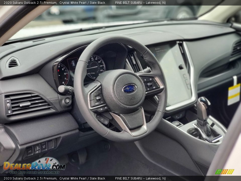 2020 Subaru Outback 2.5i Premium Crystal White Pearl / Slate Black Photo #12