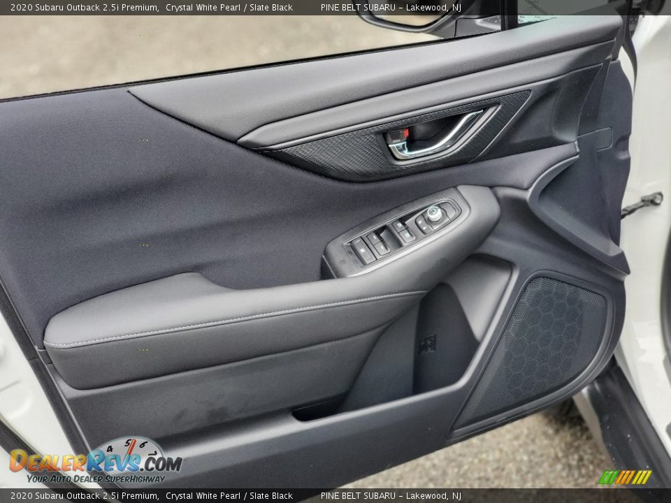 2020 Subaru Outback 2.5i Premium Crystal White Pearl / Slate Black Photo #13