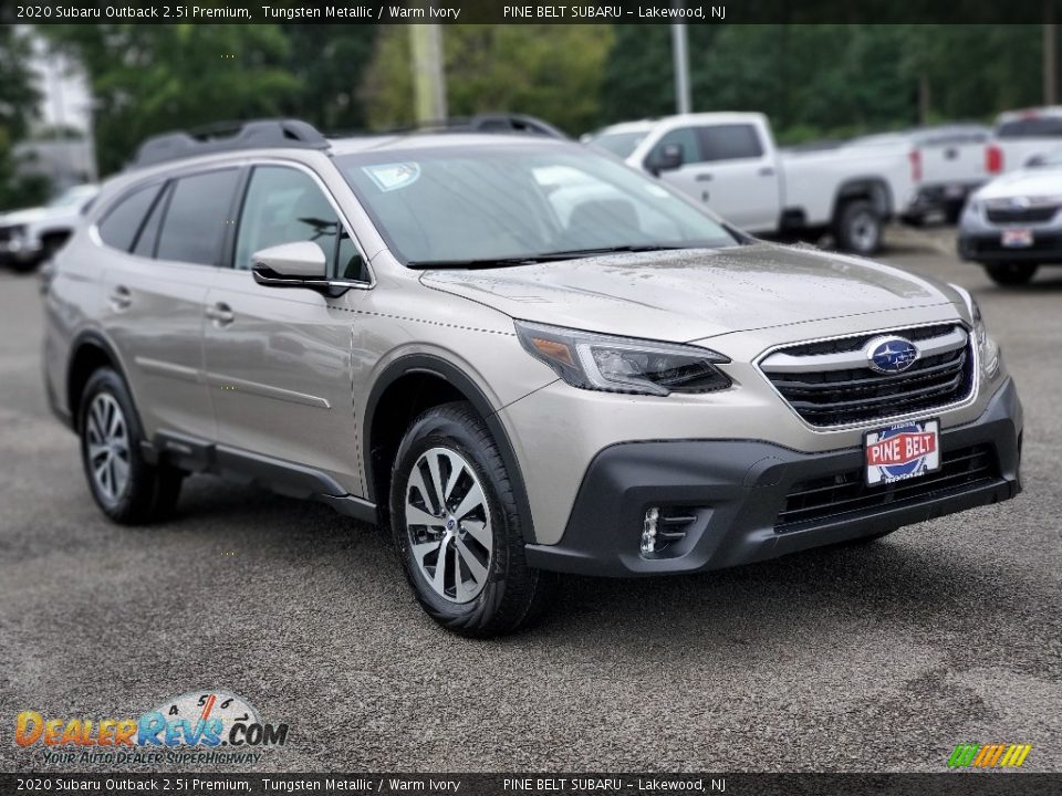 2020 Subaru Outback 2.5i Premium Tungsten Metallic / Warm Ivory Photo #1