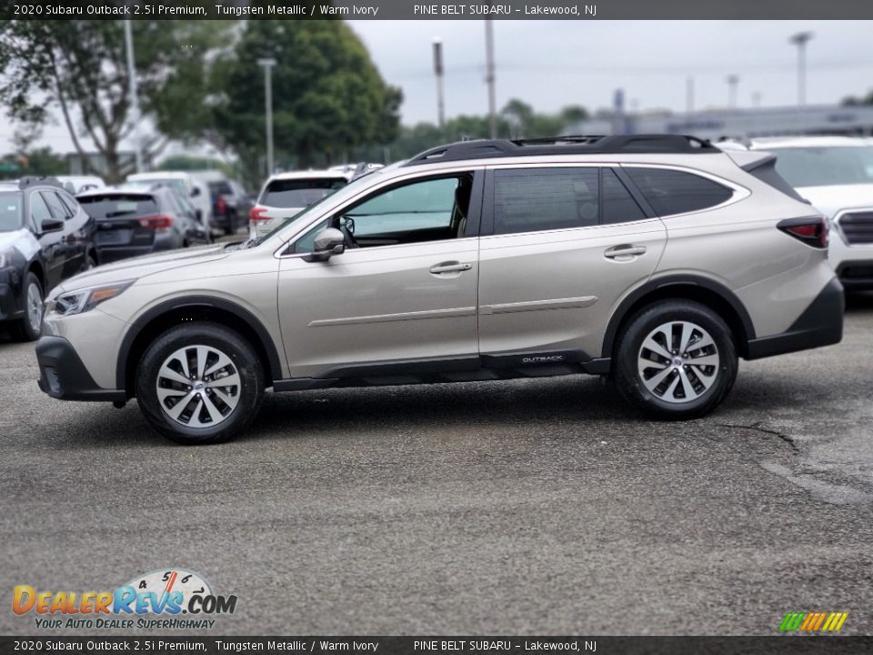 2020 Subaru Outback 2.5i Premium Tungsten Metallic / Warm Ivory Photo #4