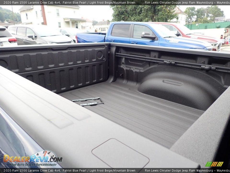 2020 Ram 1500 Laramie Crew Cab 4x4 Patriot Blue Pearl / Light Frost Beige/Mountain Brown Photo #11