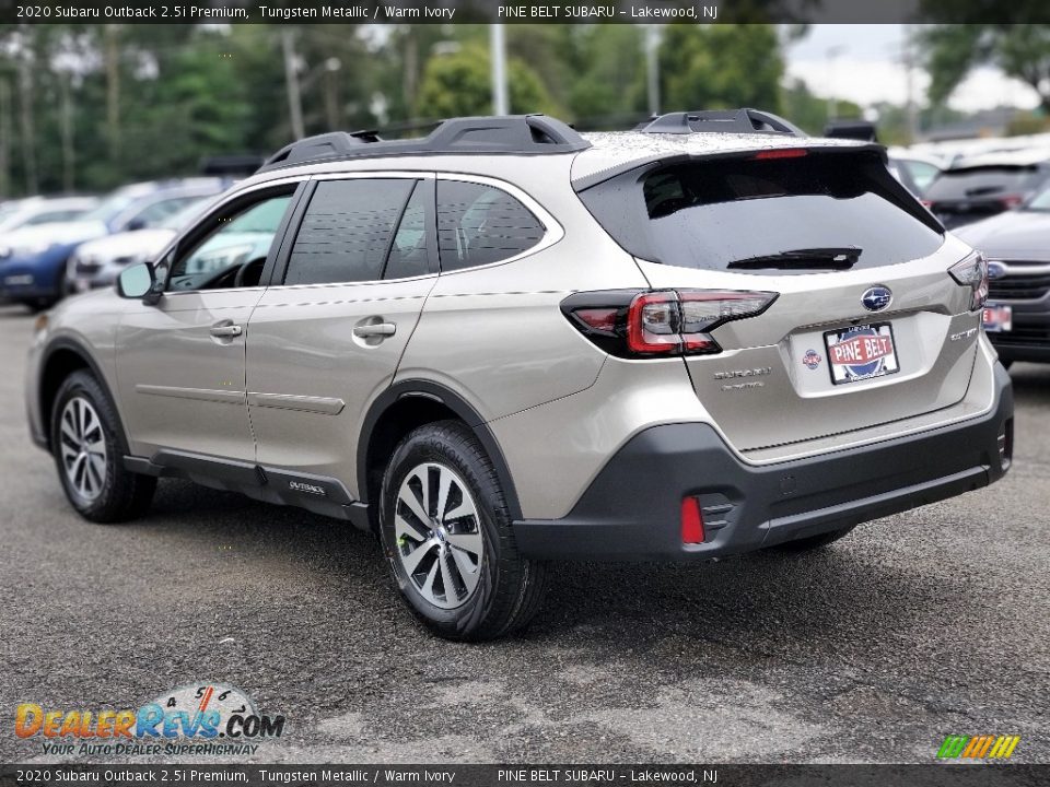 2020 Subaru Outback 2.5i Premium Tungsten Metallic / Warm Ivory Photo #6