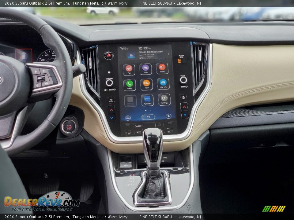 2020 Subaru Outback 2.5i Premium Tungsten Metallic / Warm Ivory Photo #10