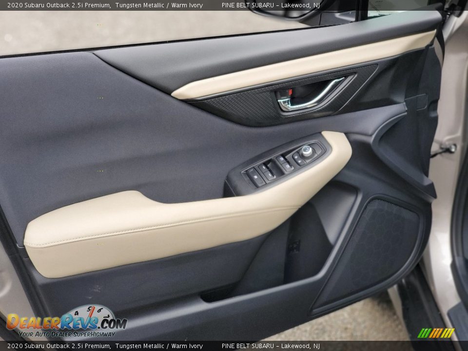 2020 Subaru Outback 2.5i Premium Tungsten Metallic / Warm Ivory Photo #13