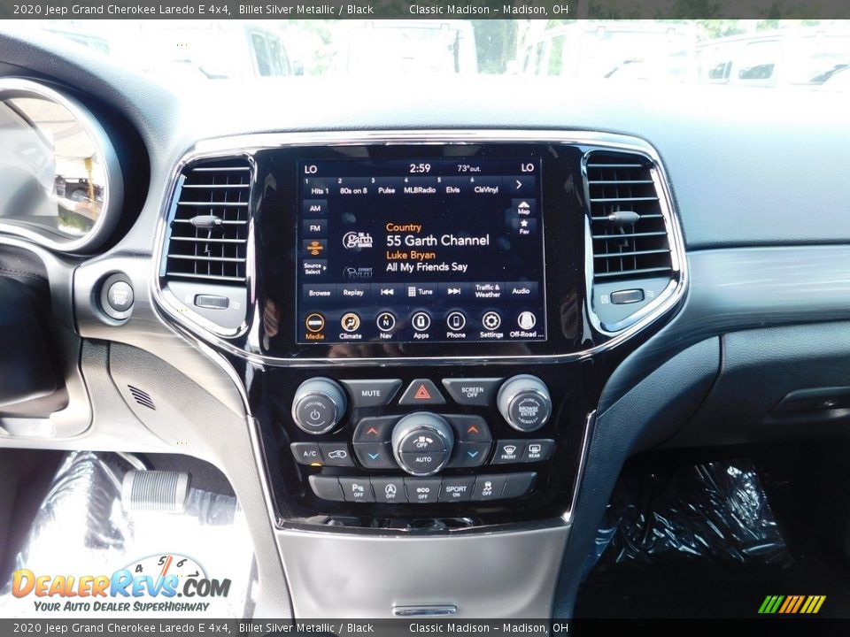 2020 Jeep Grand Cherokee Laredo E 4x4 Billet Silver Metallic / Black Photo #12