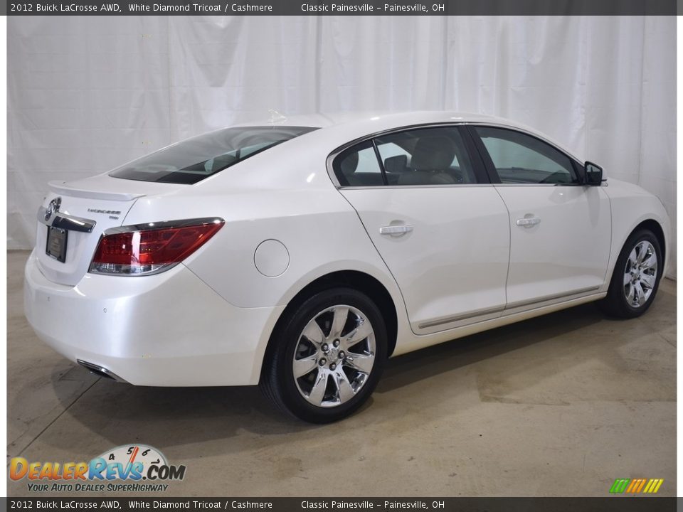 2012 Buick LaCrosse AWD White Diamond Tricoat / Cashmere Photo #2