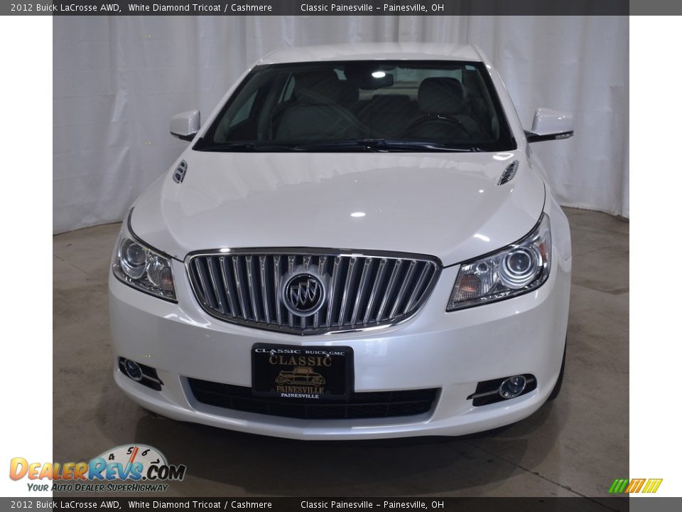 2012 Buick LaCrosse AWD White Diamond Tricoat / Cashmere Photo #4