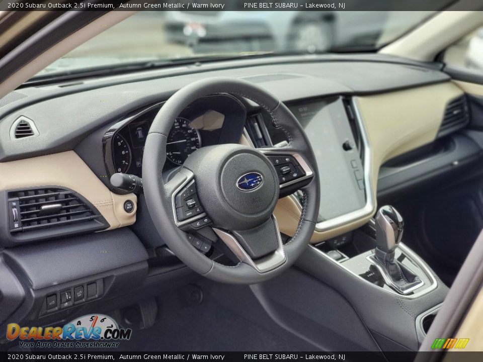 2020 Subaru Outback 2.5i Premium Autumn Green Metallic / Warm Ivory Photo #12