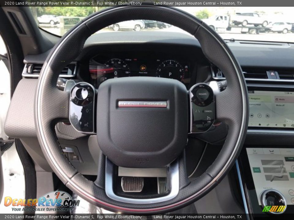 2020 Land Rover Range Rover Velar R-Dynamic S Fuji White / Ebony/Ebony Photo #20