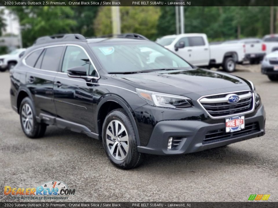 2020 Subaru Outback 2.5i Premium Crystal Black Silica / Slate Black Photo #1