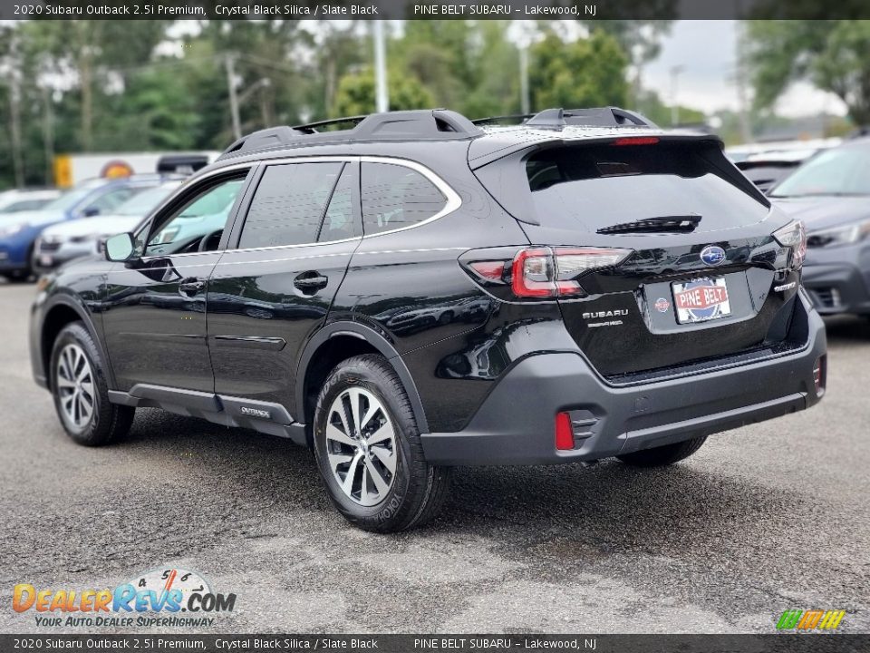2020 Subaru Outback 2.5i Premium Crystal Black Silica / Slate Black Photo #6
