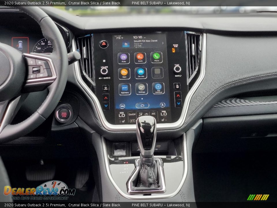 2020 Subaru Outback 2.5i Premium Crystal Black Silica / Slate Black Photo #10
