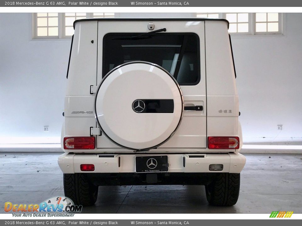 2018 Mercedes-Benz G 63 AMG Polar White / designo Black Photo #3