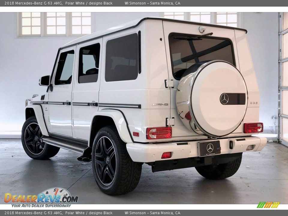 2018 Mercedes-Benz G 63 AMG Polar White / designo Black Photo #10