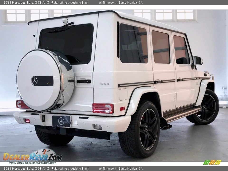 2018 Mercedes-Benz G 63 AMG Polar White / designo Black Photo #16