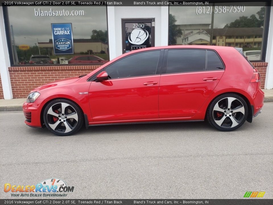 2016 Volkswagen Golf GTI 2 Door 2.0T SE Toenado Red / Titan Black Photo #1