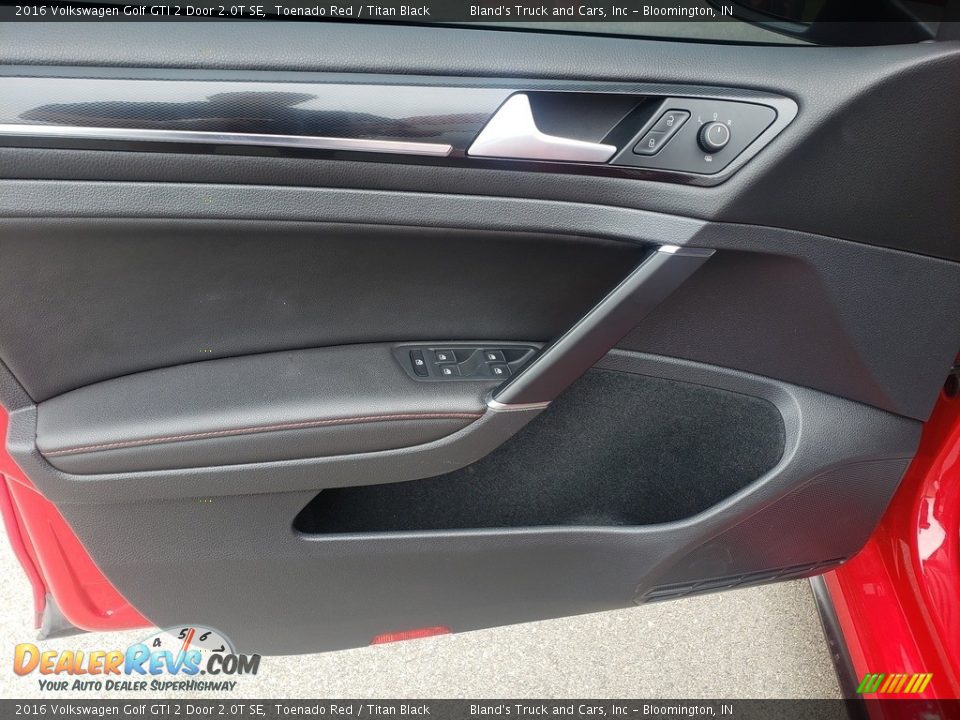 2016 Volkswagen Golf GTI 2 Door 2.0T SE Toenado Red / Titan Black Photo #4