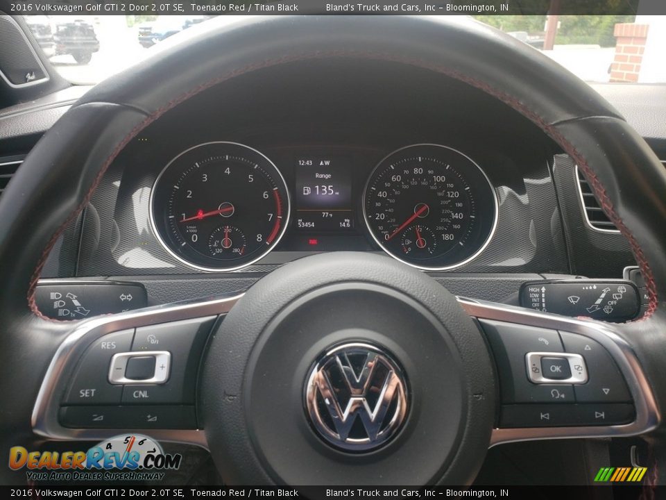 2016 Volkswagen Golf GTI 2 Door 2.0T SE Toenado Red / Titan Black Photo #12