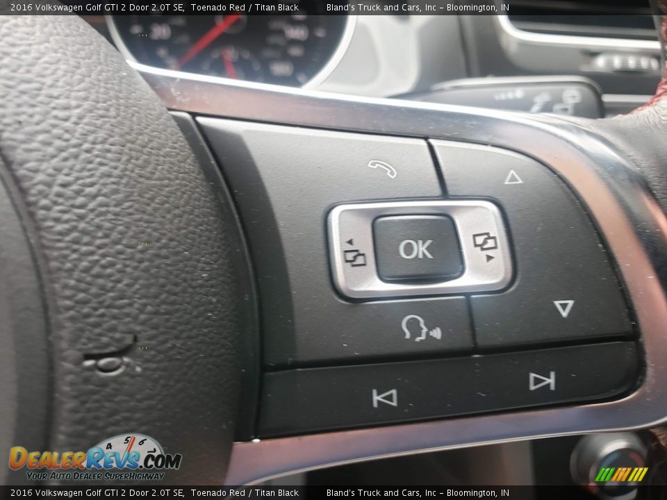 2016 Volkswagen Golf GTI 2 Door 2.0T SE Toenado Red / Titan Black Photo #14