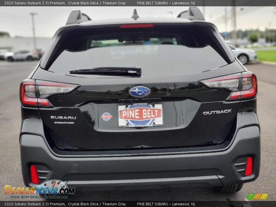 2020 Subaru Outback 2.5i Premium Crystal Black Silica / Titanium Gray Photo #7