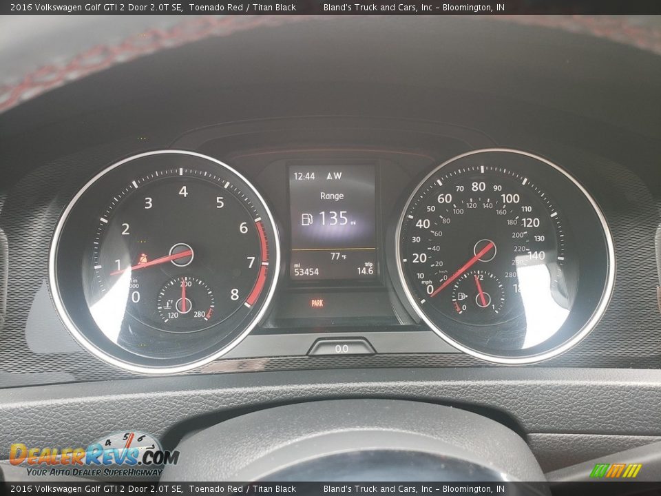 2016 Volkswagen Golf GTI 2 Door 2.0T SE Toenado Red / Titan Black Photo #15