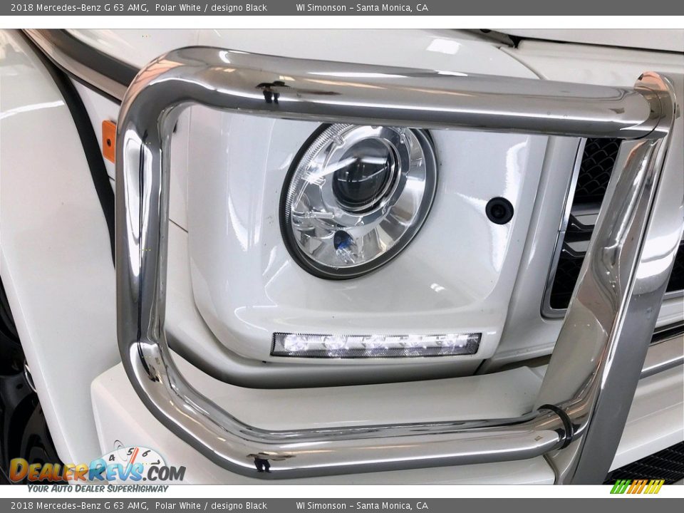 2018 Mercedes-Benz G 63 AMG Polar White / designo Black Photo #32