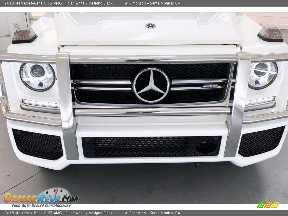 2018 Mercedes-Benz G 63 AMG Polar White / designo Black Photo #33