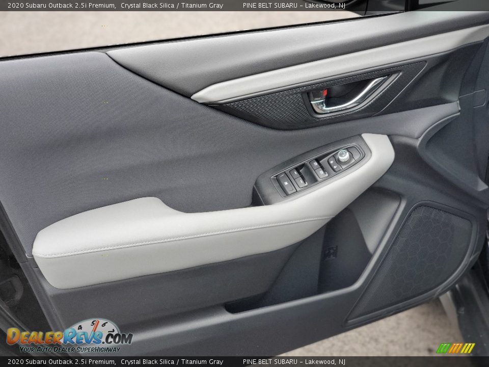2020 Subaru Outback 2.5i Premium Crystal Black Silica / Titanium Gray Photo #13