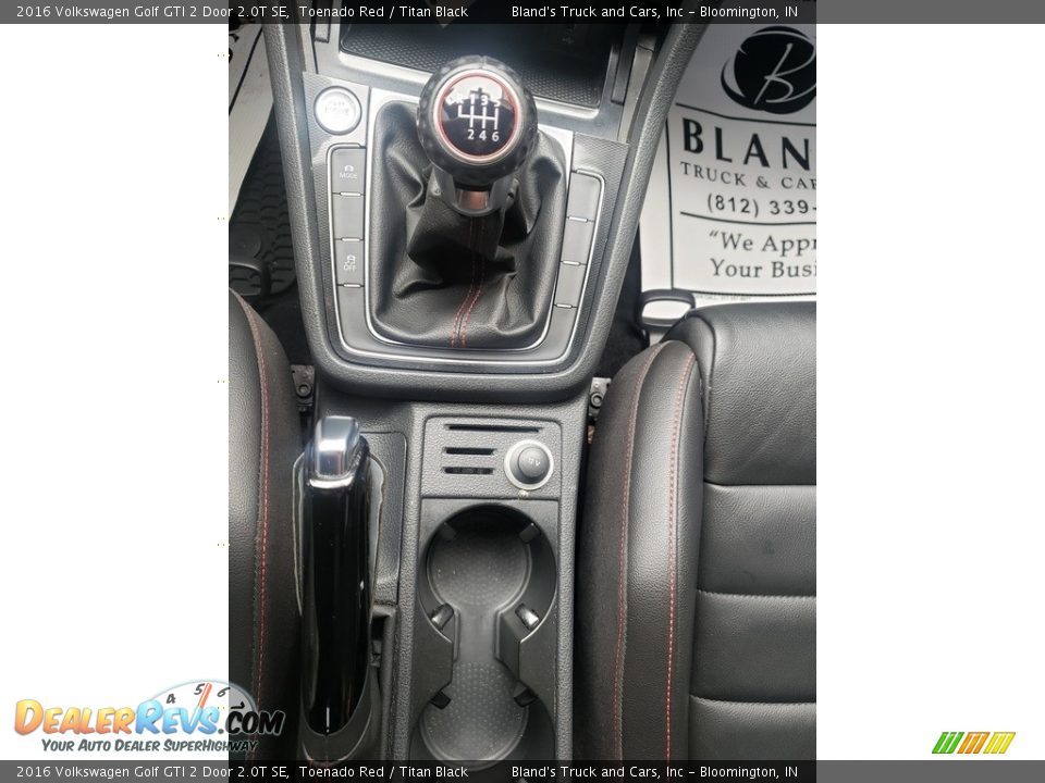 2016 Volkswagen Golf GTI 2 Door 2.0T SE Toenado Red / Titan Black Photo #26