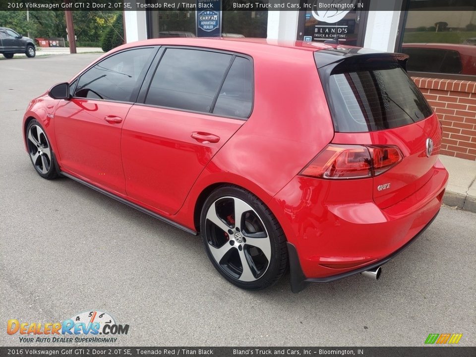 2016 Volkswagen Golf GTI 2 Door 2.0T SE Toenado Red / Titan Black Photo #35