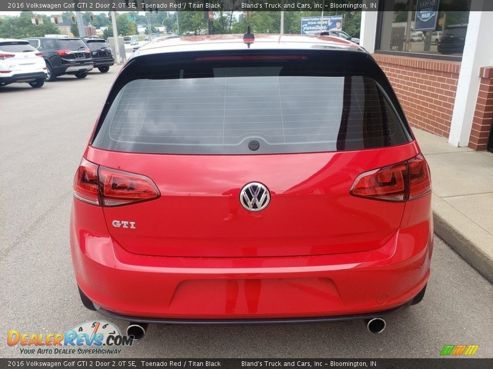 2016 Volkswagen Golf GTI 2 Door 2.0T SE Toenado Red / Titan Black Photo #36