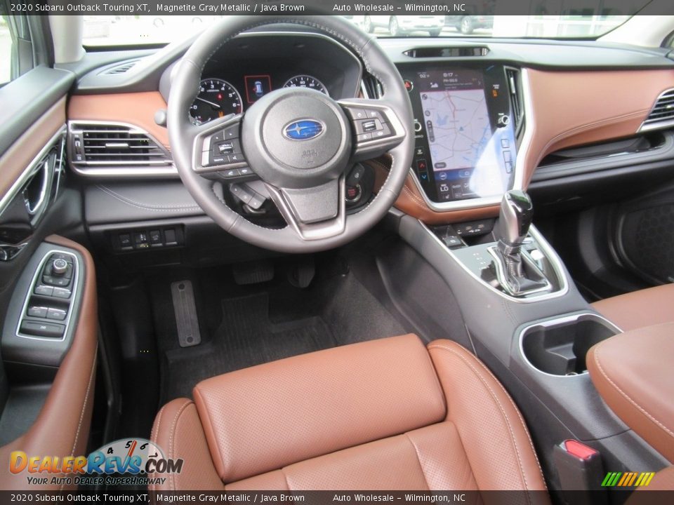 Java Brown Interior - 2020 Subaru Outback Touring XT Photo #14