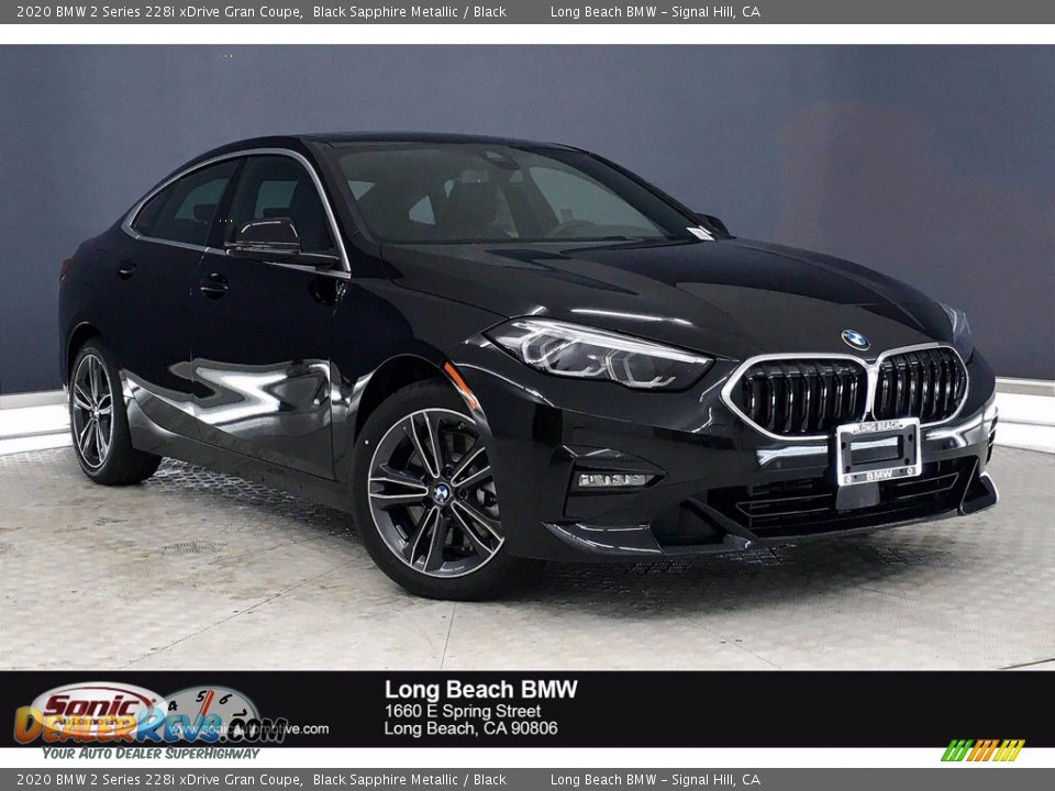 2020 BMW 2 Series 228i xDrive Gran Coupe Black Sapphire Metallic / Black Photo #1