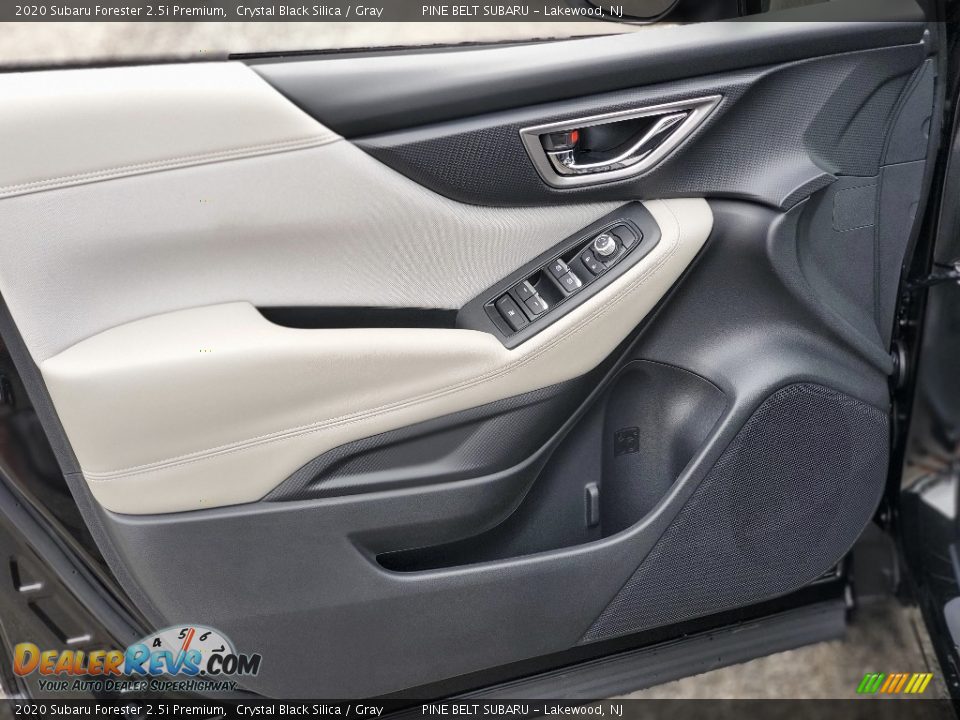 2020 Subaru Forester 2.5i Premium Crystal Black Silica / Gray Photo #13