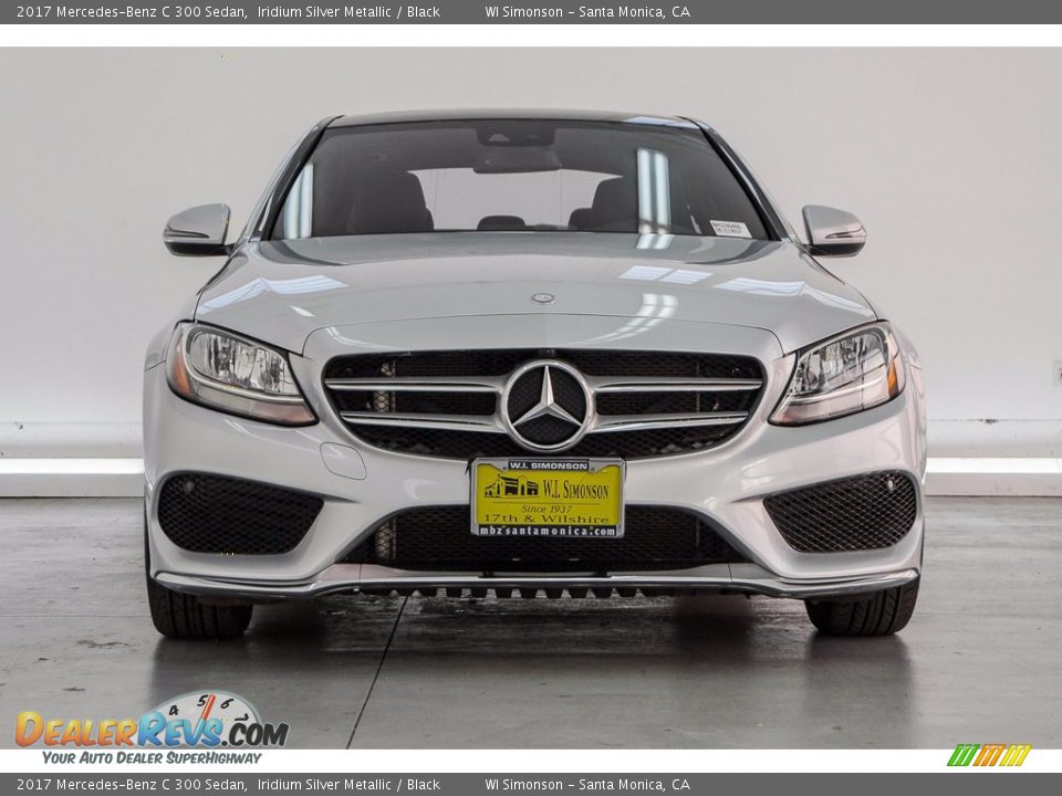2017 Mercedes-Benz C 300 Sedan Iridium Silver Metallic / Black Photo #2