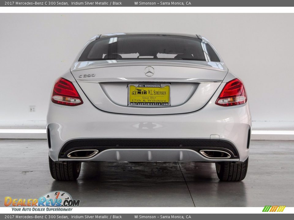 2017 Mercedes-Benz C 300 Sedan Iridium Silver Metallic / Black Photo #3
