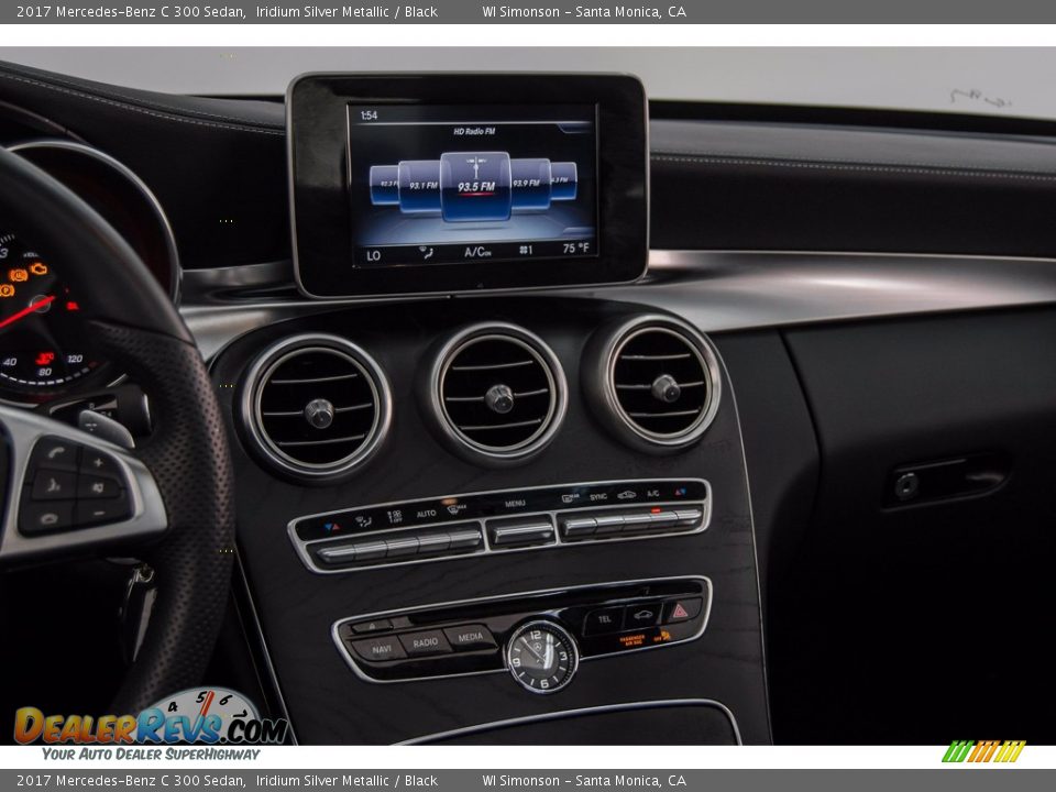 2017 Mercedes-Benz C 300 Sedan Iridium Silver Metallic / Black Photo #4