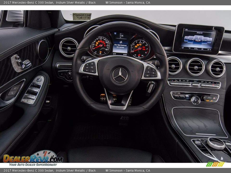 2017 Mercedes-Benz C 300 Sedan Iridium Silver Metallic / Black Photo #5