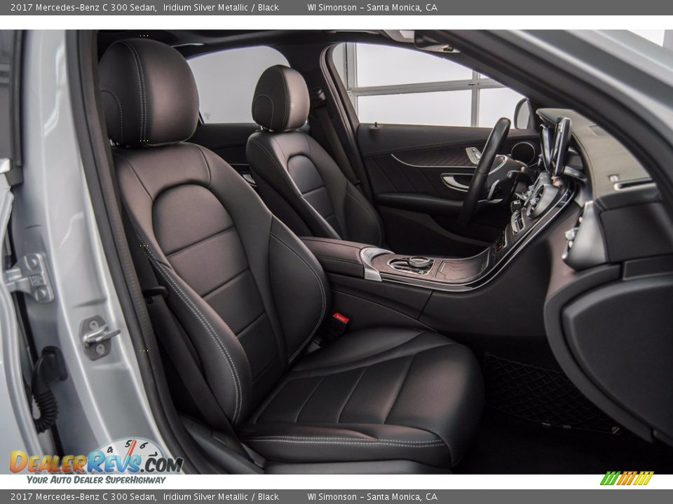 2017 Mercedes-Benz C 300 Sedan Iridium Silver Metallic / Black Photo #6