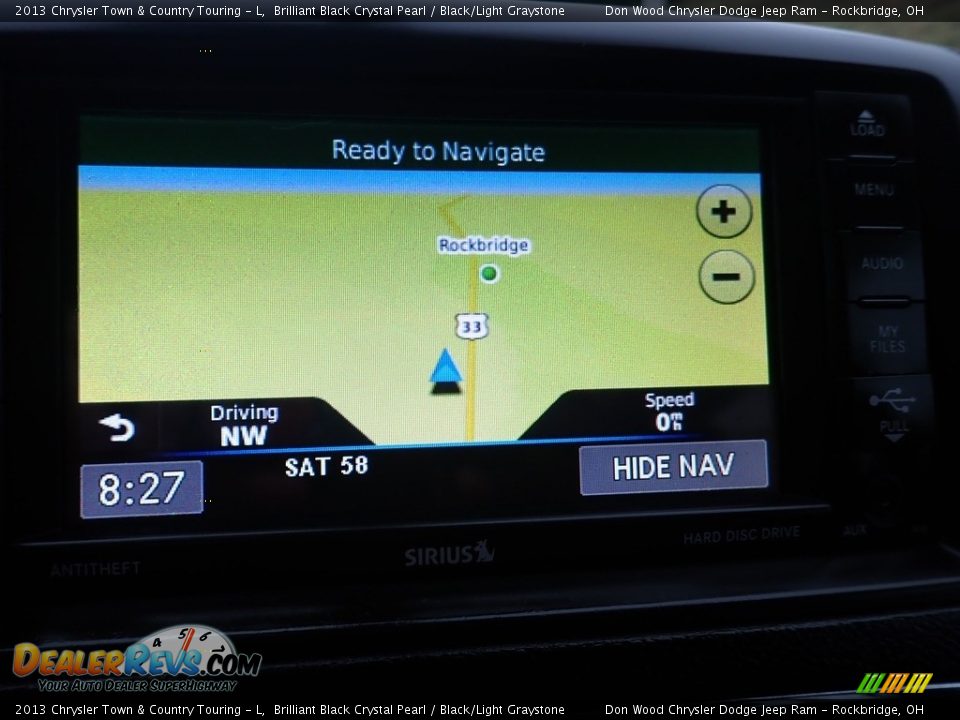 2013 Chrysler Town & Country Touring - L Brilliant Black Crystal Pearl / Black/Light Graystone Photo #3